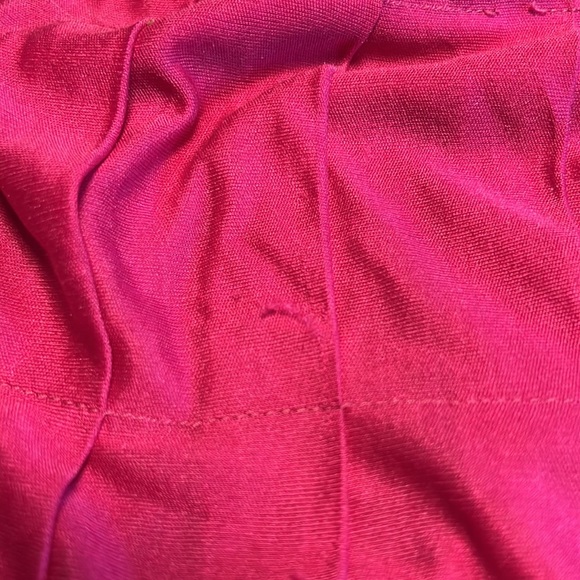 Barbie pink missoni ruched exaggerated sleeve top sz m vintage - Picture 8 of 8